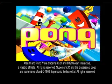 Pong - The Next Level (US) screen shot title